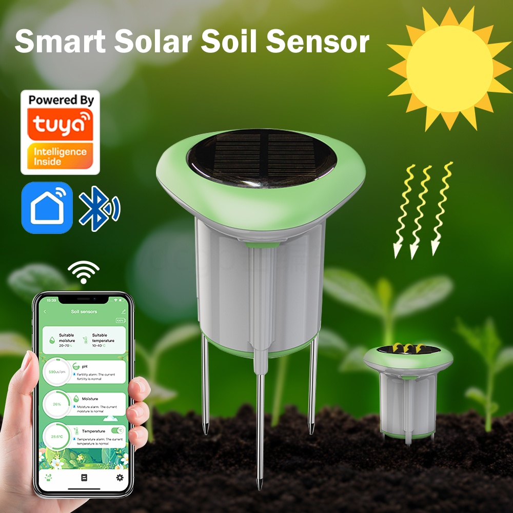 Smart Urban Garden - جهاز استشعار التربة الذكي بالطاقة الشمسية