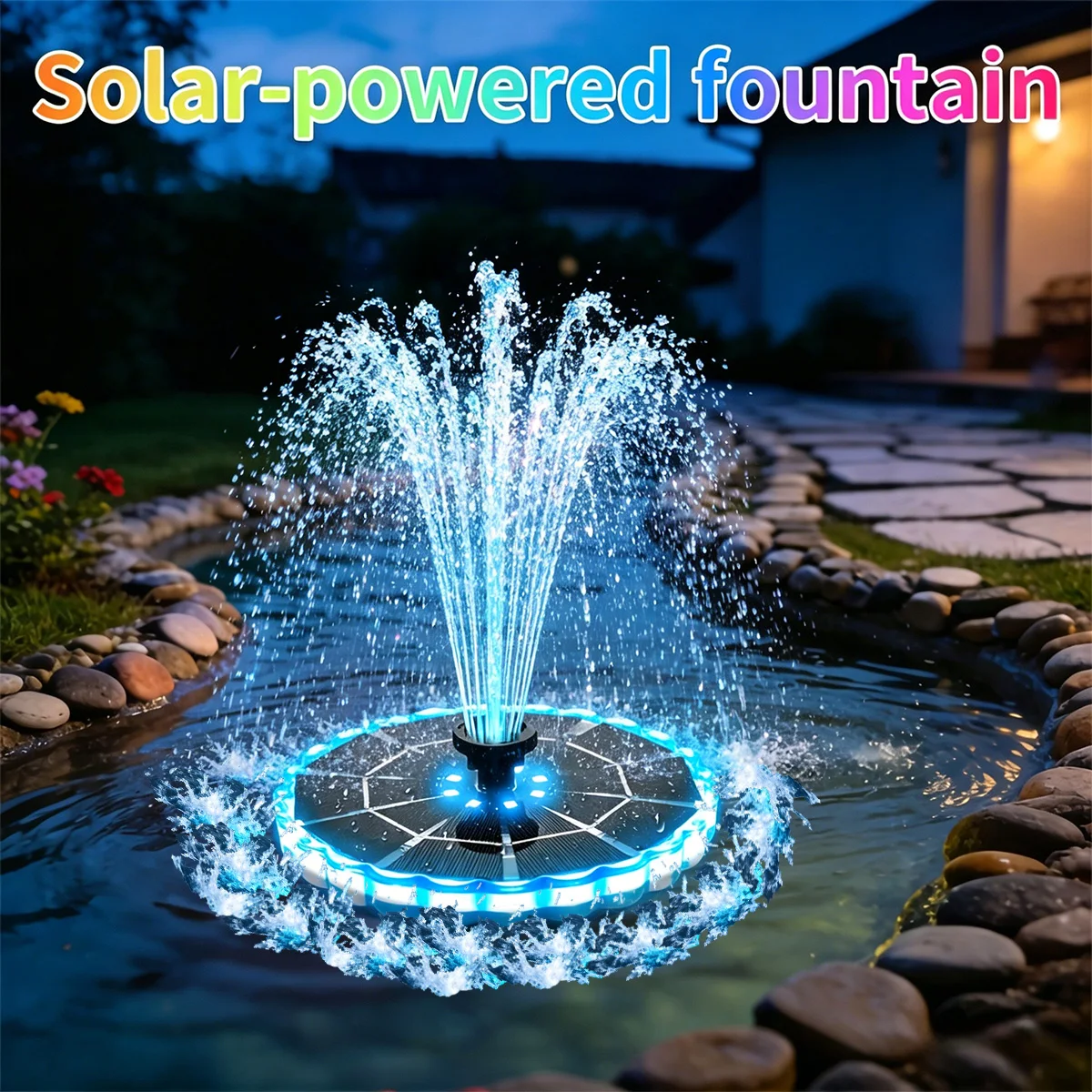 Smart Garden Solar - نافورة شمسية خارجية 3.5 واط للحدائق
