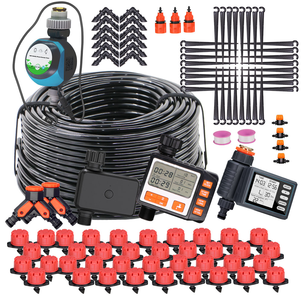 Smart Urban Garden - 50-5 متر 1/4 ''خرطوم قابل للتعديل