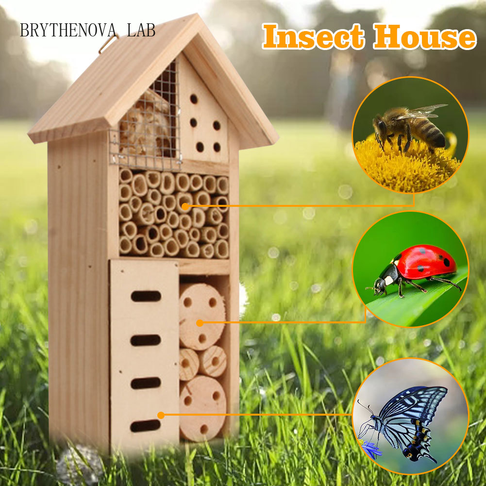 Insect Hotel Wood - بيت الحشرات الخشبي، فندق الحشرات، مأوى