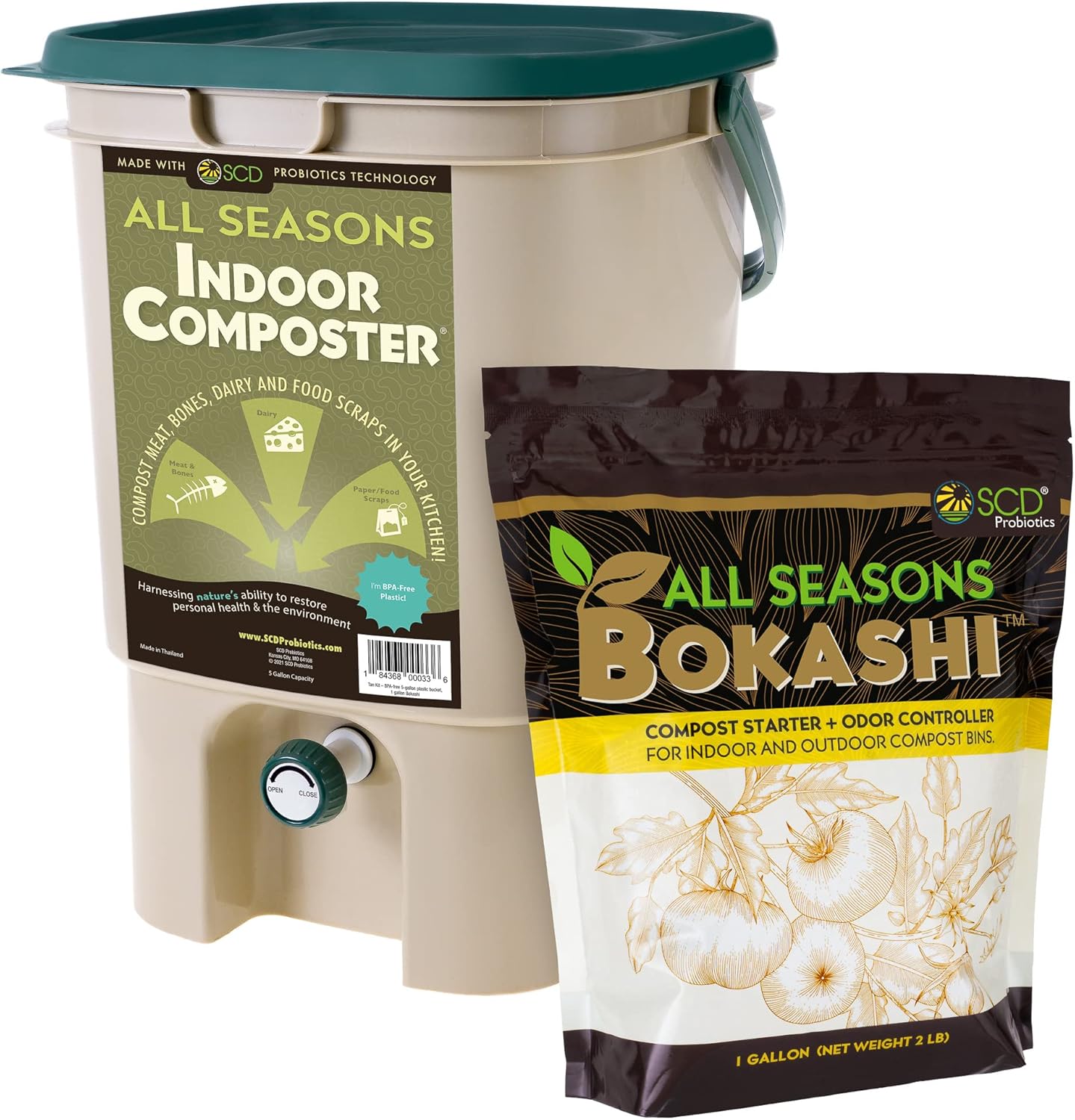 Composting Kit Indoor - جهاز تحويل النفايات العضوية إلى سماد