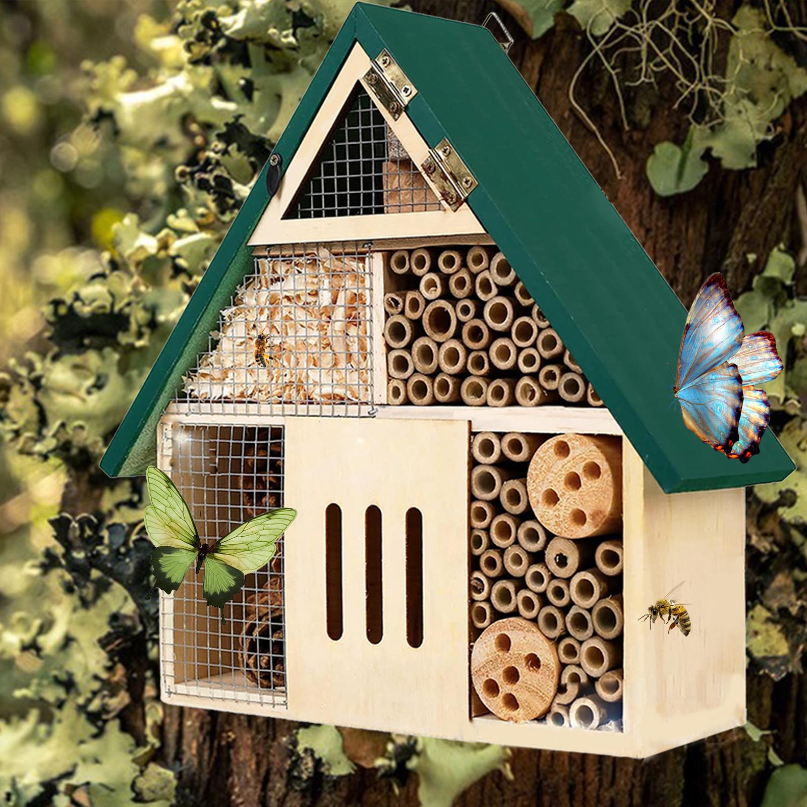 Insect Hotel Wood - في الهواء الطلق بيت الحشرات الخشبي