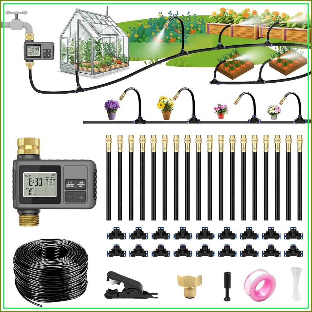 Smart Garden Raised Bed - نظام ري بالتنقيط بطول 60 قدمًا