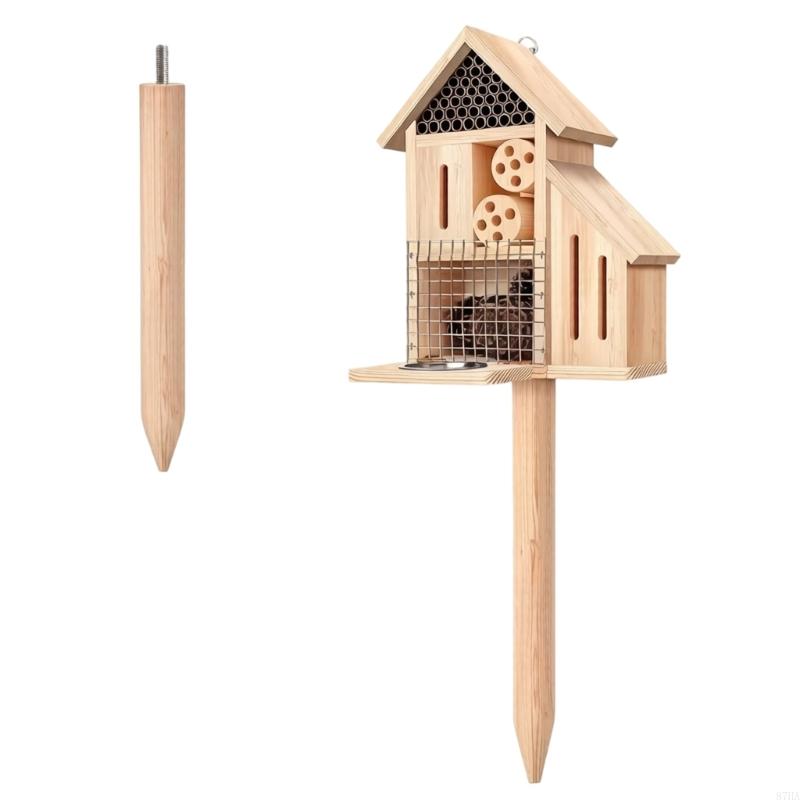 بيت حشرات خشبي على وتد، فندق ح - مراجعة Insect Hotel Wood وسعره