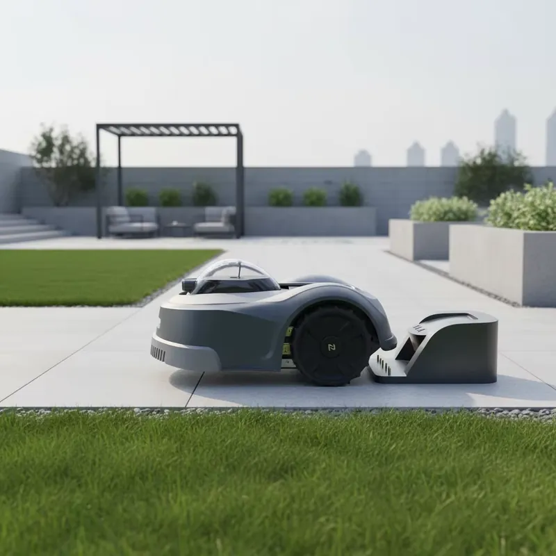 أحدث جزازة عشب روبوتية ذكية صغ - مراجعة Smart Garden Robot وسعره