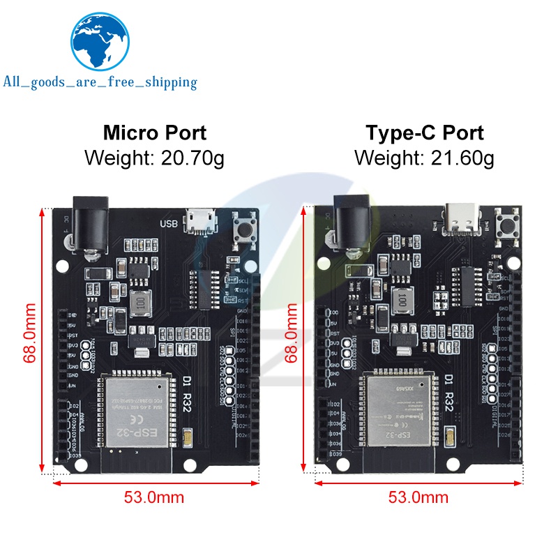 1/3 قطعة Type-c/MICRO USB ESP3 - مراجعة Smart Garden Esp32 وسعره