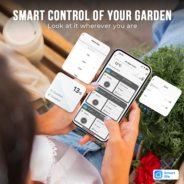 نظام ري ذكي جديد بثلاثة مخارج  - مراجعة Smart Garden Design وسعره