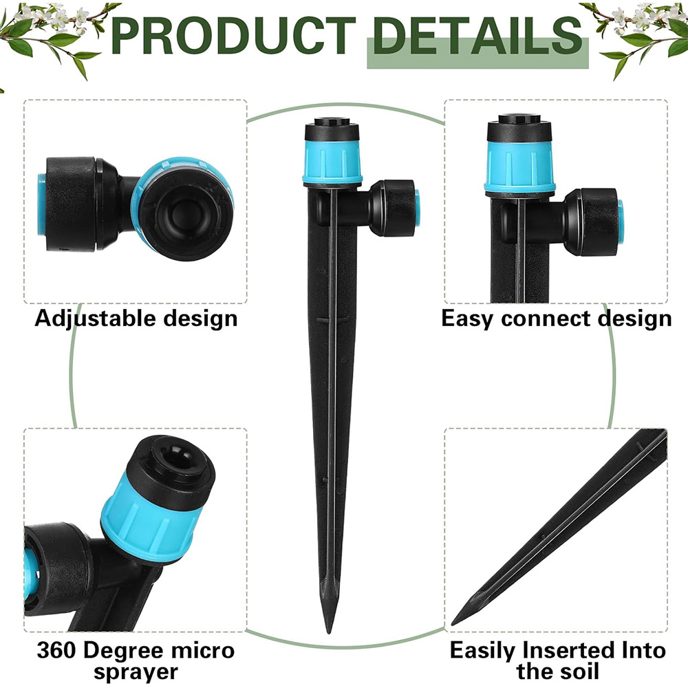 نظام سقي حديقة الفوار 3/8 بوصة - مراجعة Smart Garden Sprinkler System وسعره