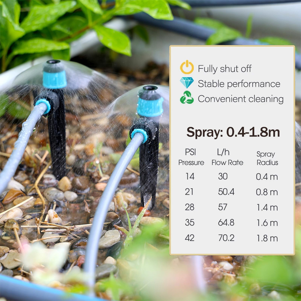 نظام سقي حديقة الفوار 3/8 بوصة - مراجعة Smart Garden Sprinkler System وسعره