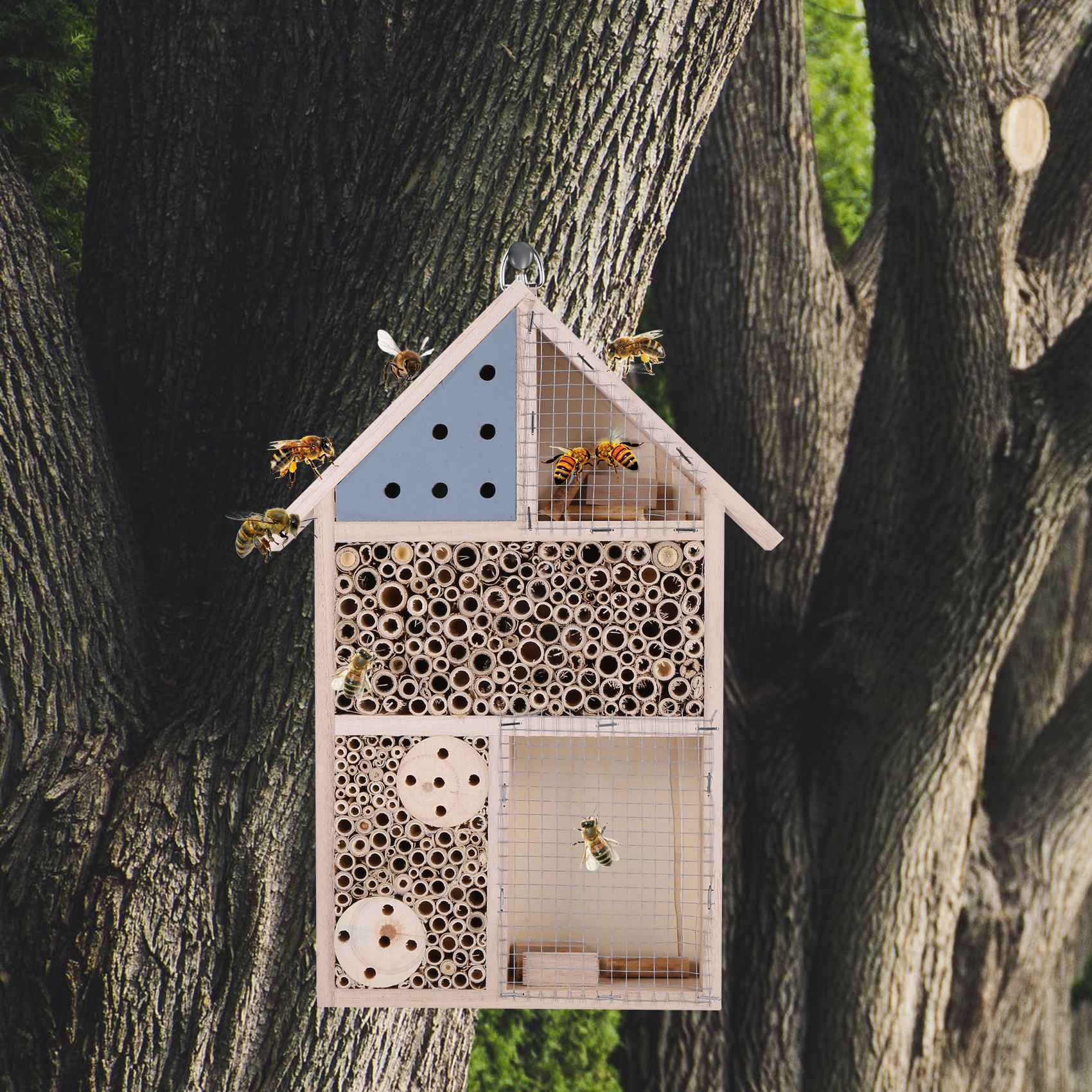 بيت الحشرات الخشبي PZHI - غرفة - مراجعة Insect Hotel Wood وسعره