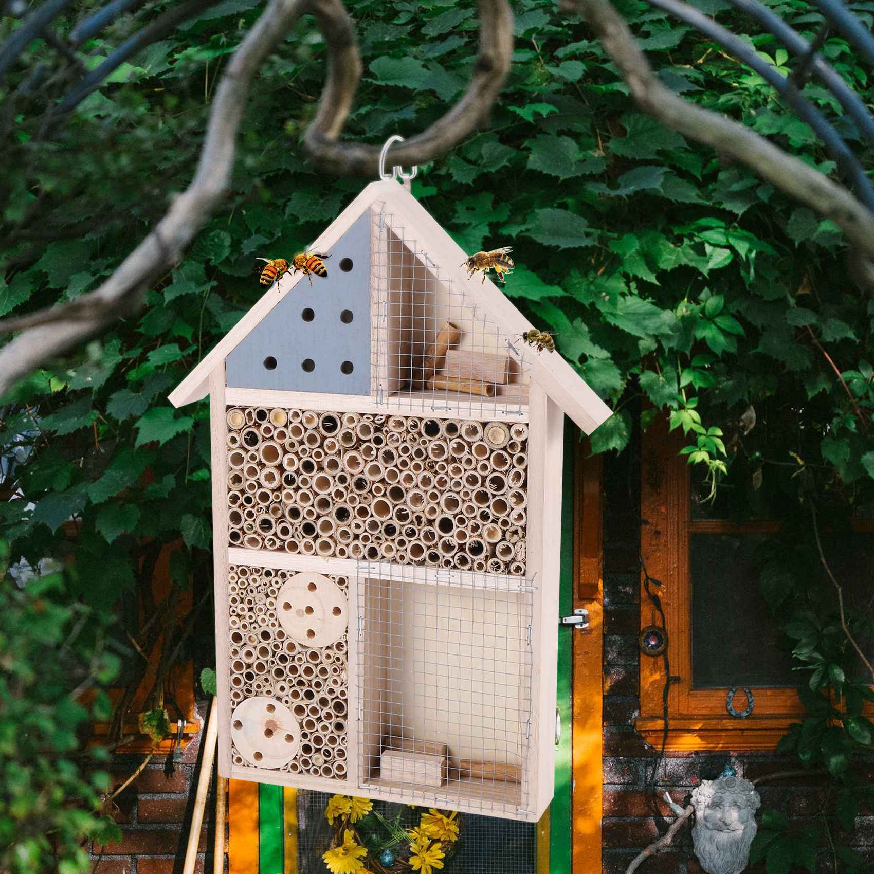 بيت الحشرات الخشبي PZHI - غرفة - مراجعة Insect Hotel Wood وسعره