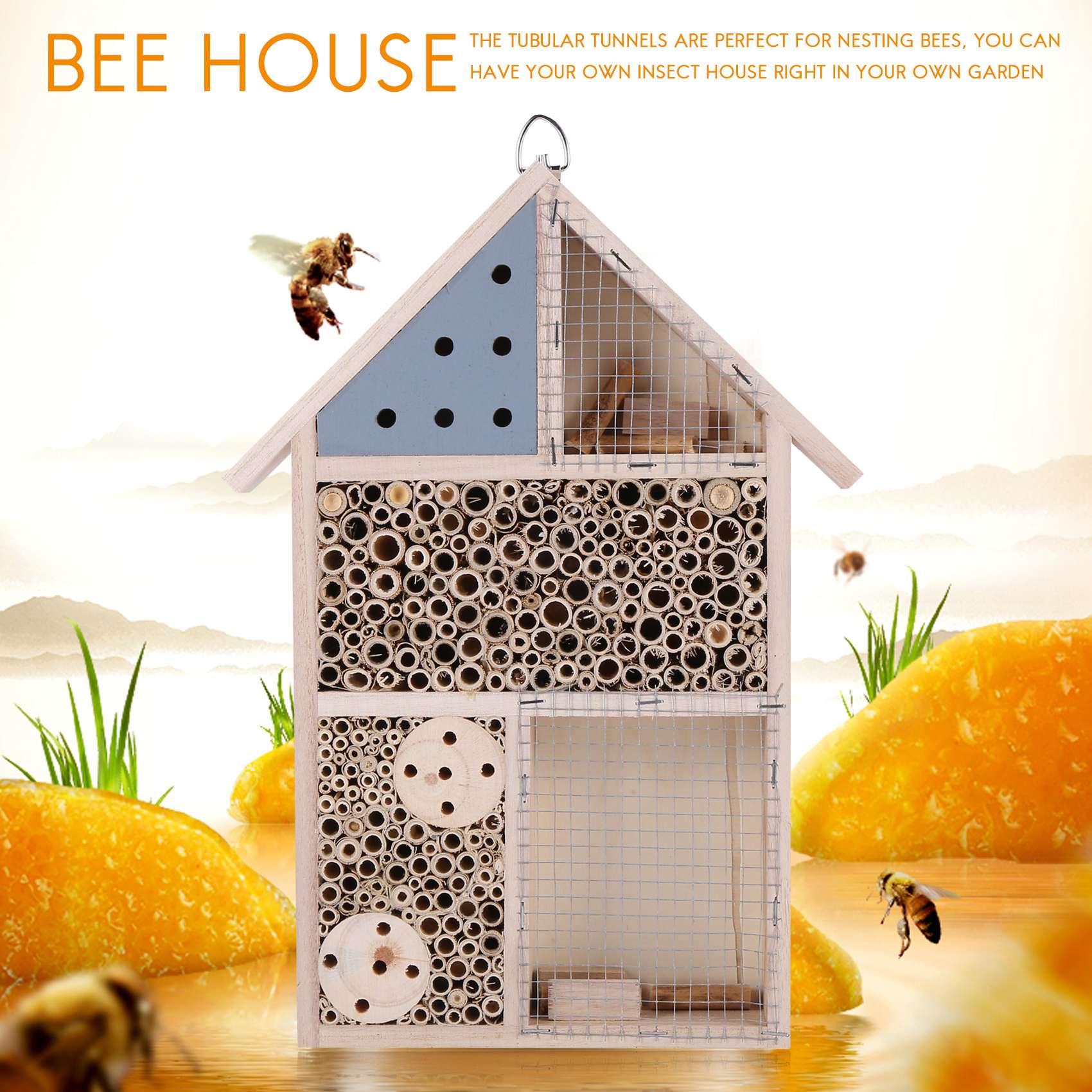 بيت الحشرات الخشبي PZHI - غرفة - مراجعة Insect Hotel Wood وسعره