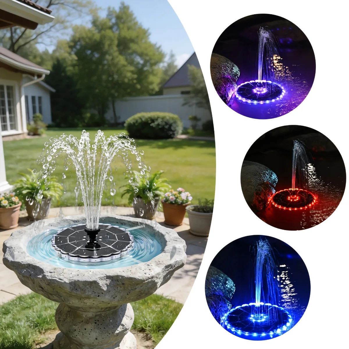 نافورة شمسية خارجية 3.5 واط لل - مراجعة Smart Garden Solar وسعره