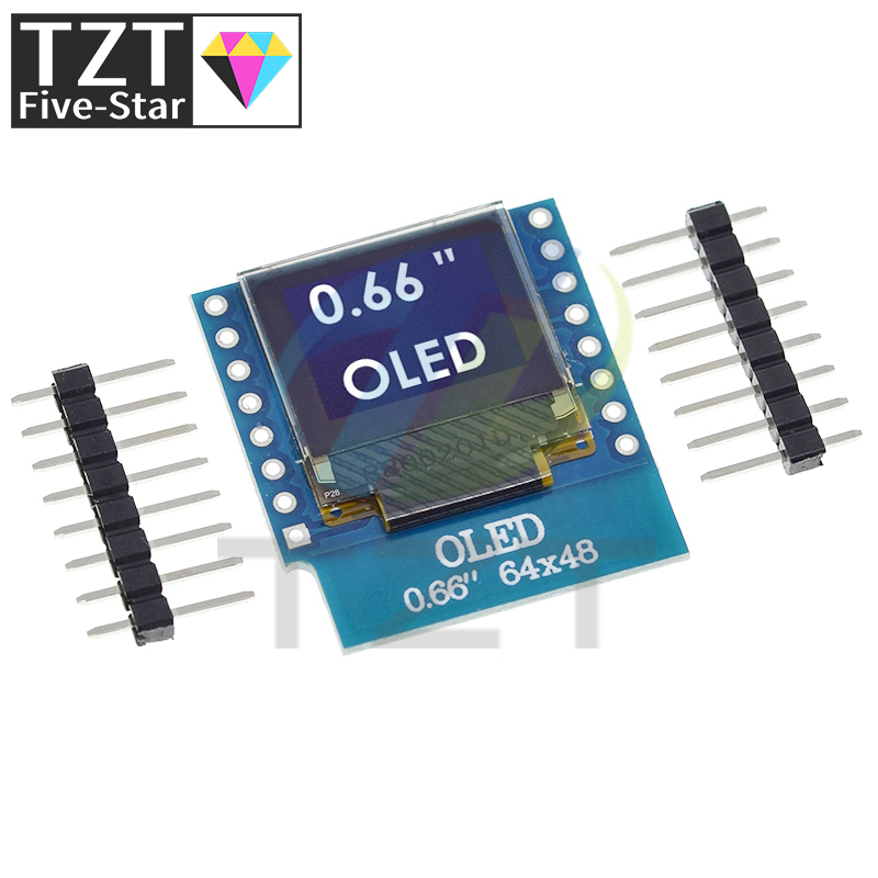 TZT 1/3 قطعة 0.66 بوصة OLED وح - مراجعة Smart Garden Esp32 وسعره