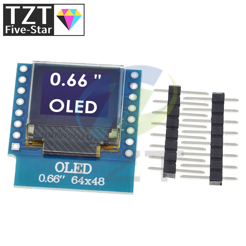 TZT 1/3 قطعة 0.66 بوصة OLED وح - مراجعة Smart Garden Esp32 وسعره