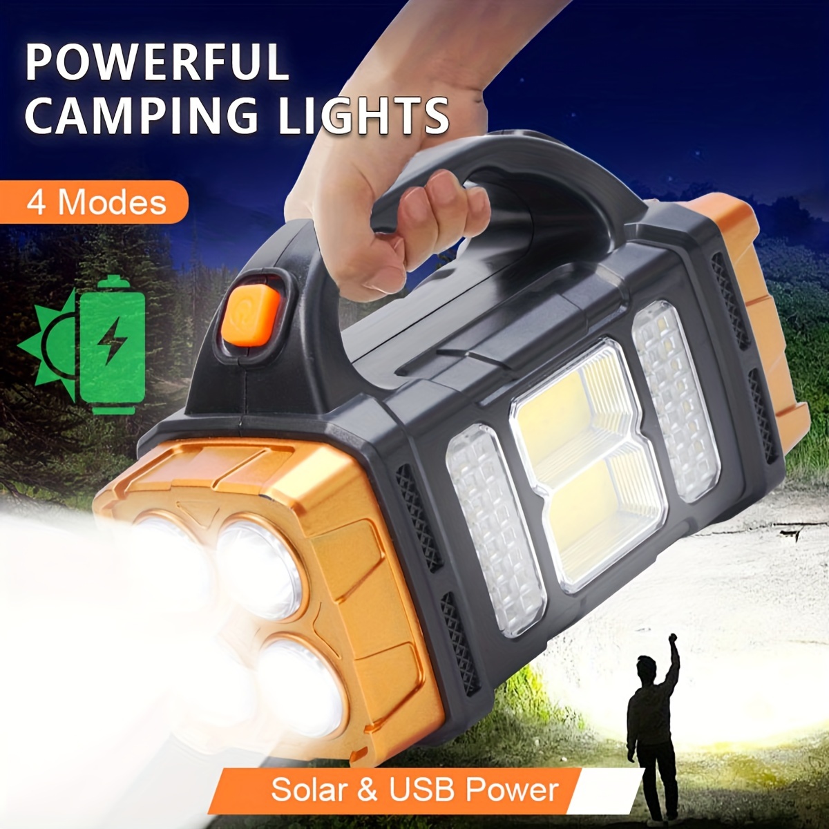 مصباح يدوي LED شمسي عالي الطاق - مراجعة Smart Garden Solar وسعره