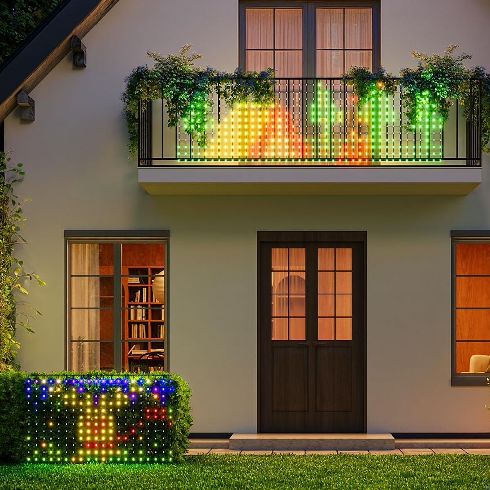 أضواء شبكية ذكية للخارج 256/15 - مراجعة Smart Garden Netting وسعره