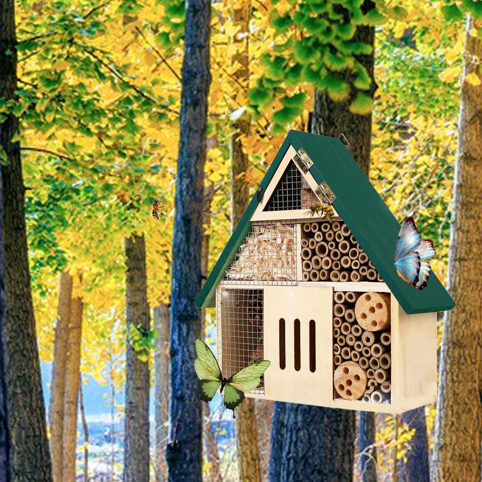 في الهواء الطلق بيت الحشرات ال - مراجعة Insect Hotel Wood وسعره