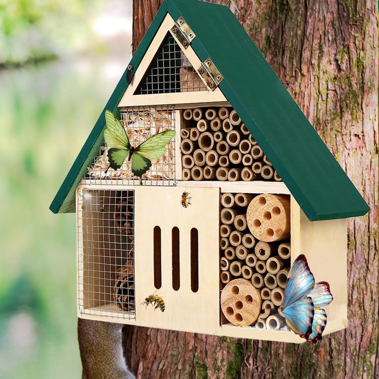 في الهواء الطلق بيت الحشرات ال - مراجعة Insect Hotel Wood وسعره