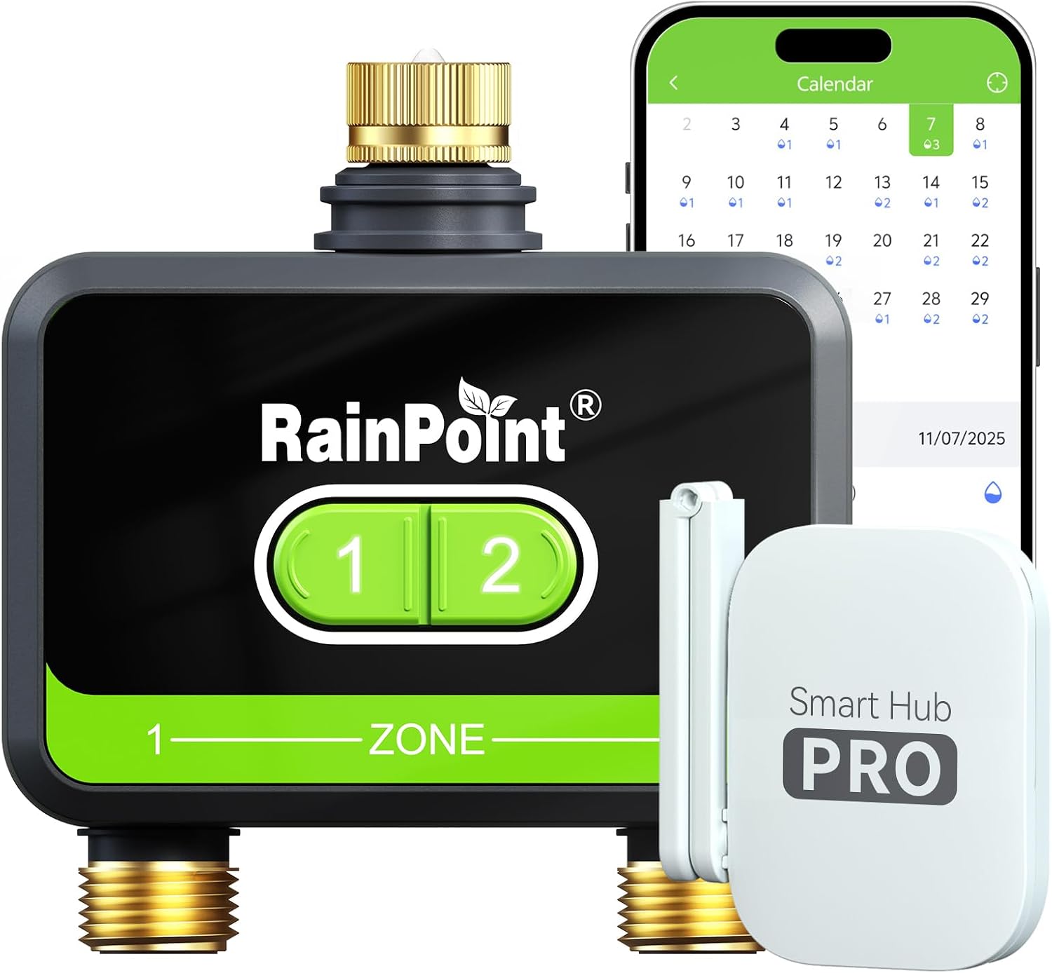 جهاز توقيت ري ذكي ثنائي المناط - مراجعة Smart Garden Sprinkler System وسعره