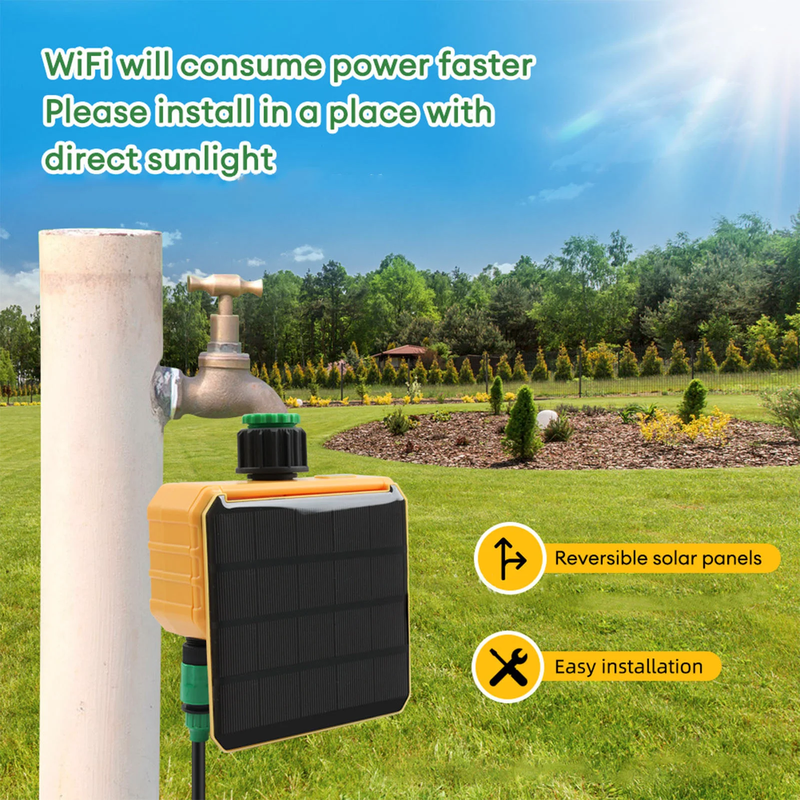مؤقت ري ذكي يعمل بالطاقة الشمس - مراجعة Smart Garden Solar وسعره