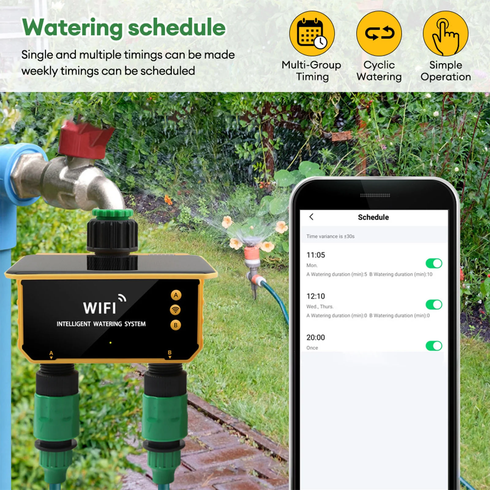 مؤقت ري ذكي يعمل بالطاقة الشمس - مراجعة Smart Garden Solar وسعره