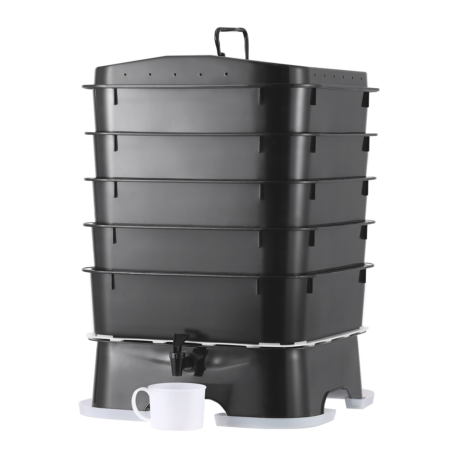 صندوق سماد لمركب الدودة مكون م - مراجعة Composting Kit Indoor وسعره