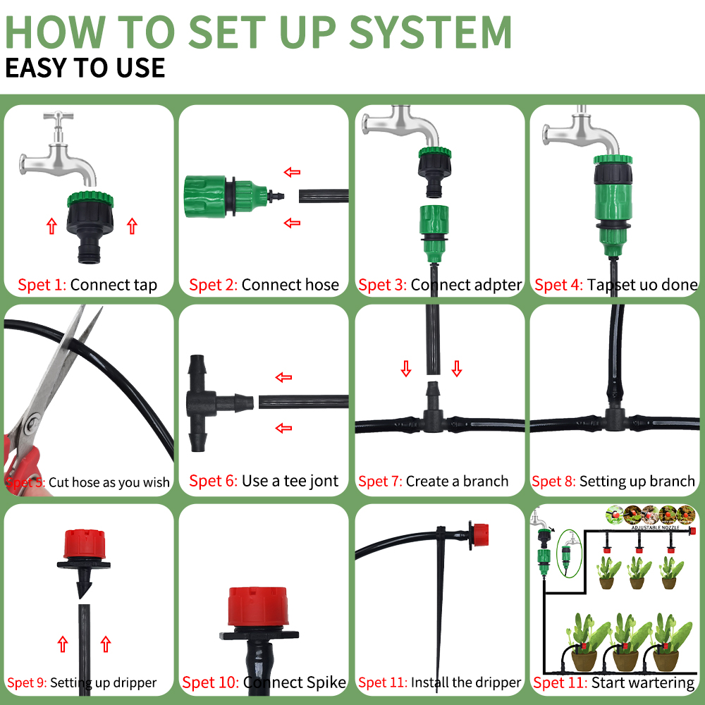 نظام الري بالتنقيط الصغير المح - مراجعة Smart Garden Sprinkler System وسعره